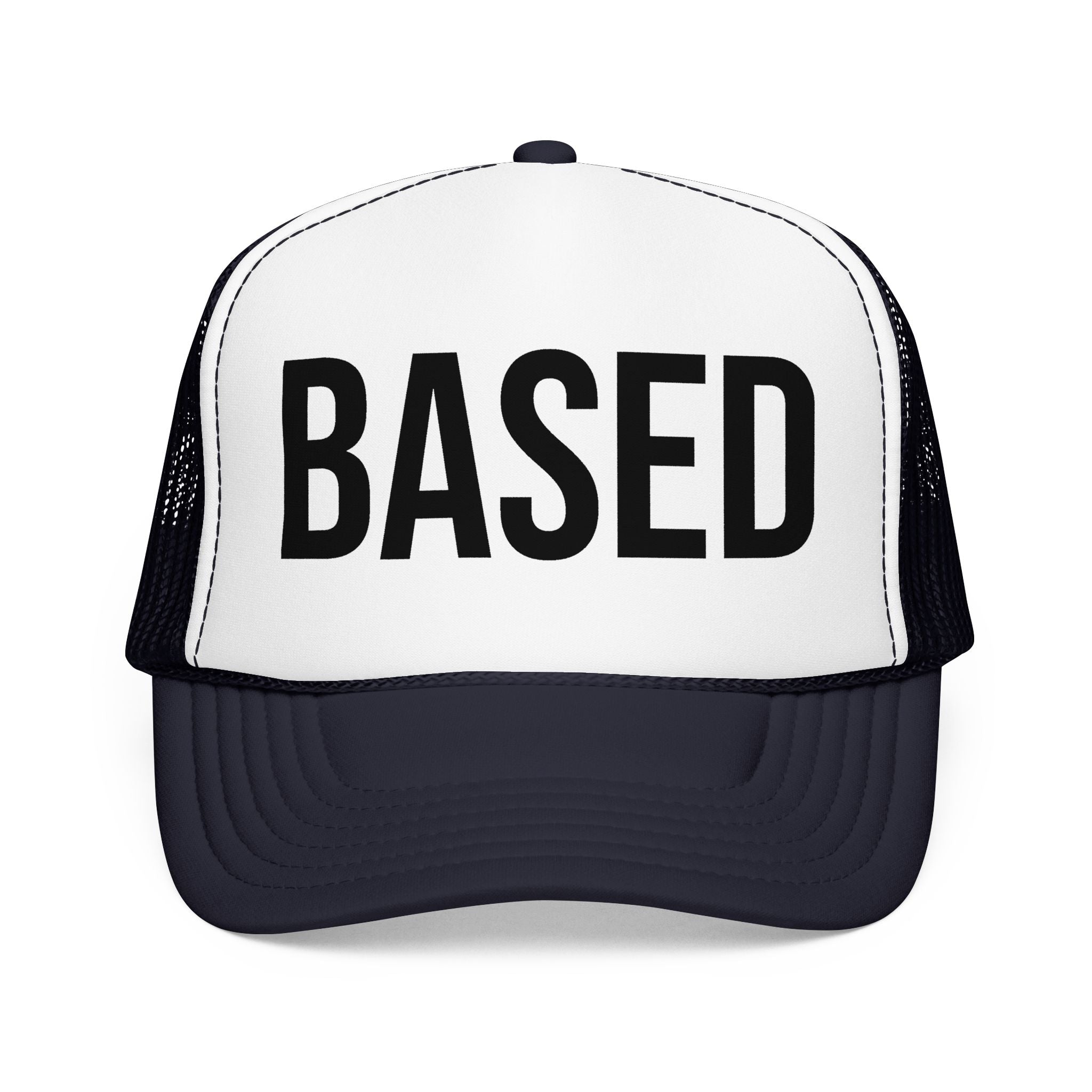 Based Foam Trucker Hat — Bold Statement Mesh Cap